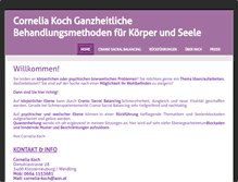 Tablet Screenshot of cornelia-koch.at